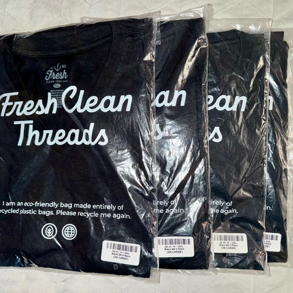 Fresh Clean Threads Black T-Shirt - Picture 3 of 3